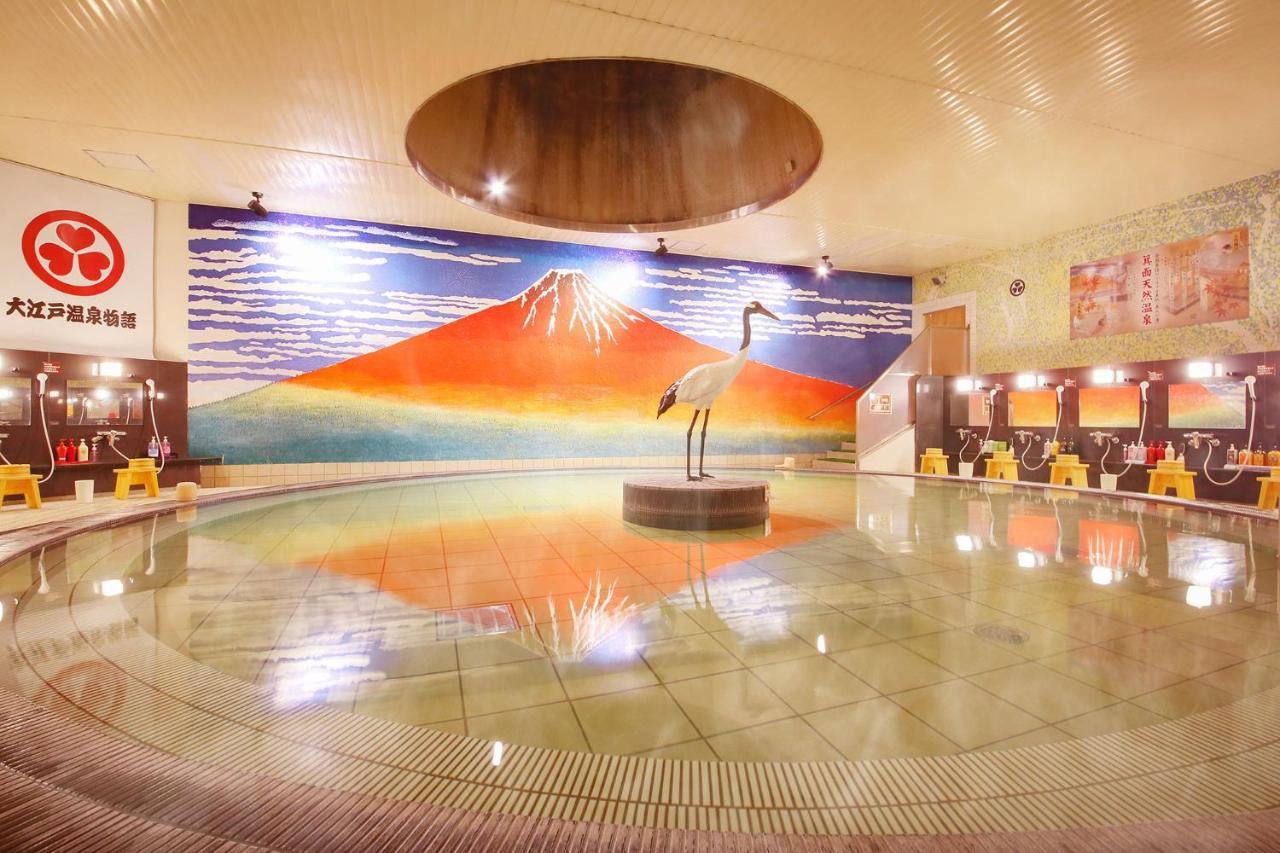 Ooedo Onsen Monogatari Minoh Kanko Hotel ภายนอก รูปภาพ