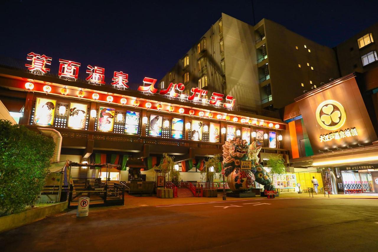 Ooedo Onsen Monogatari Minoh Kanko Hotel ภายนอก รูปภาพ