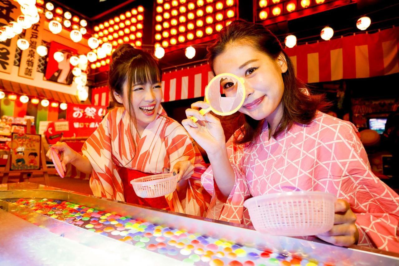 Ooedo Onsen Monogatari Minoh Kanko Hotel ภายนอก รูปภาพ