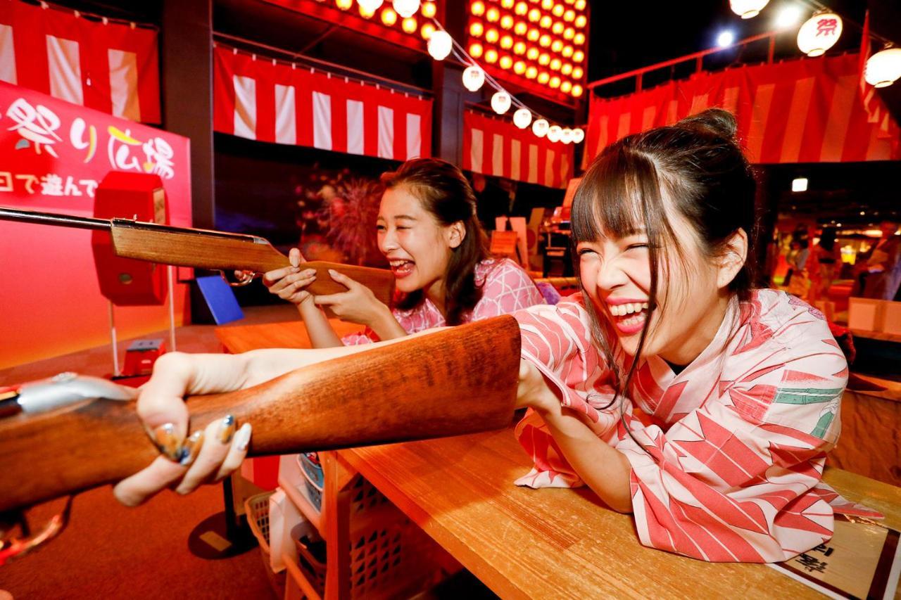 Ooedo Onsen Monogatari Minoh Kanko Hotel ภายนอก รูปภาพ