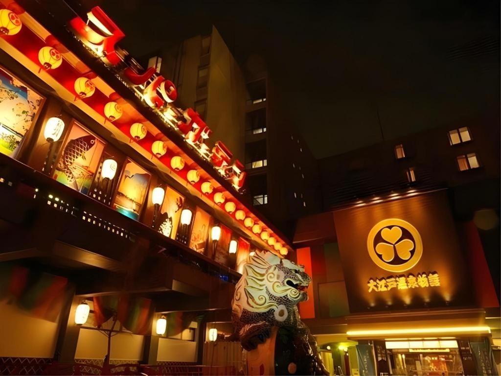 Ooedo Onsen Monogatari Minoh Kanko Hotel ภายนอก รูปภาพ