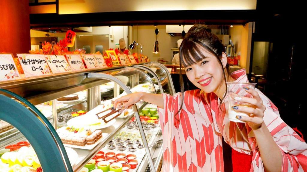 Ooedo Onsen Monogatari Minoh Kanko Hotel ภายนอก รูปภาพ